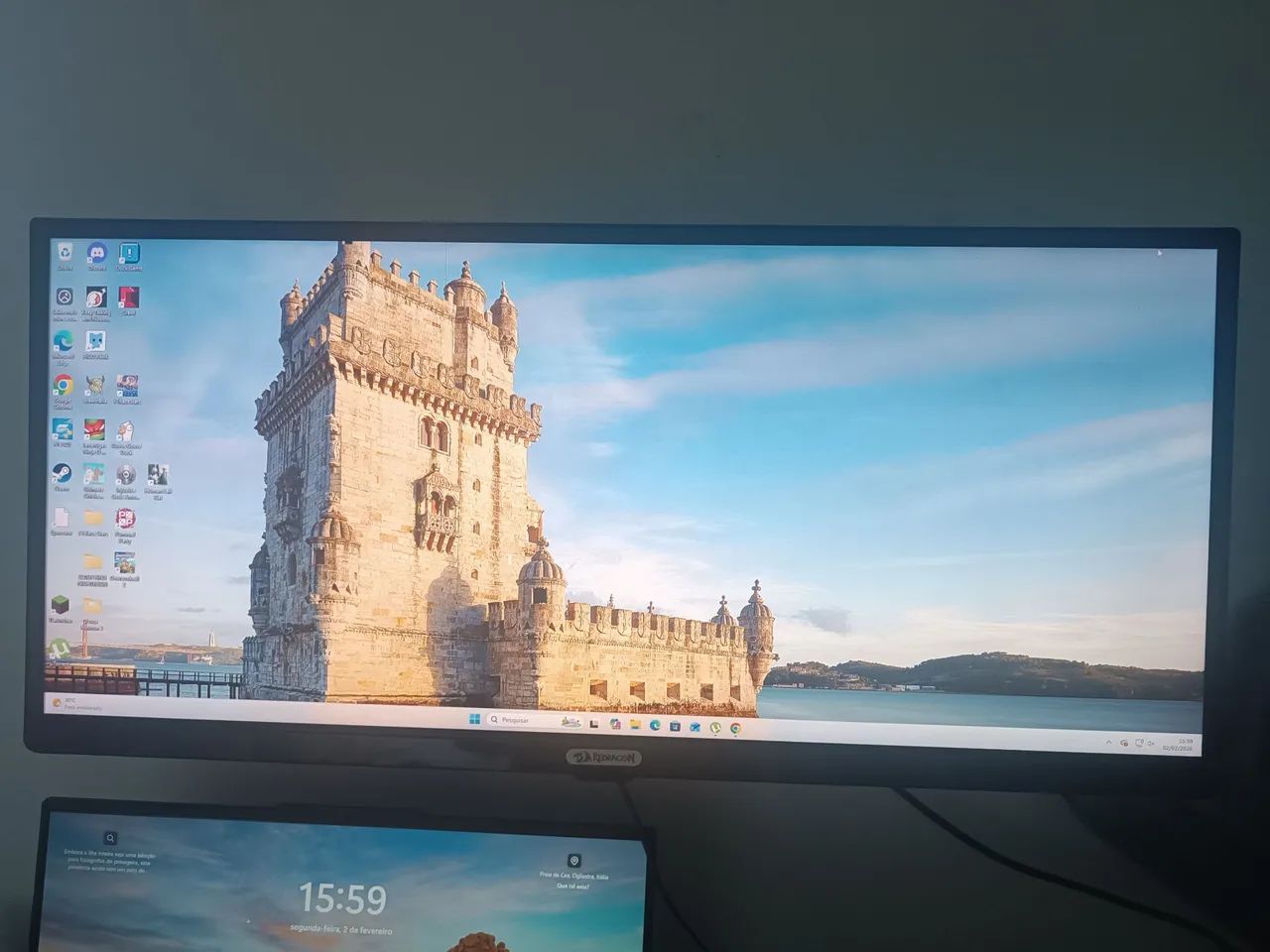 Monitor LG 25 POLEGADAS Ultrawide 75hz | MBR 1ms | Estabilizador de preto - Foto 2