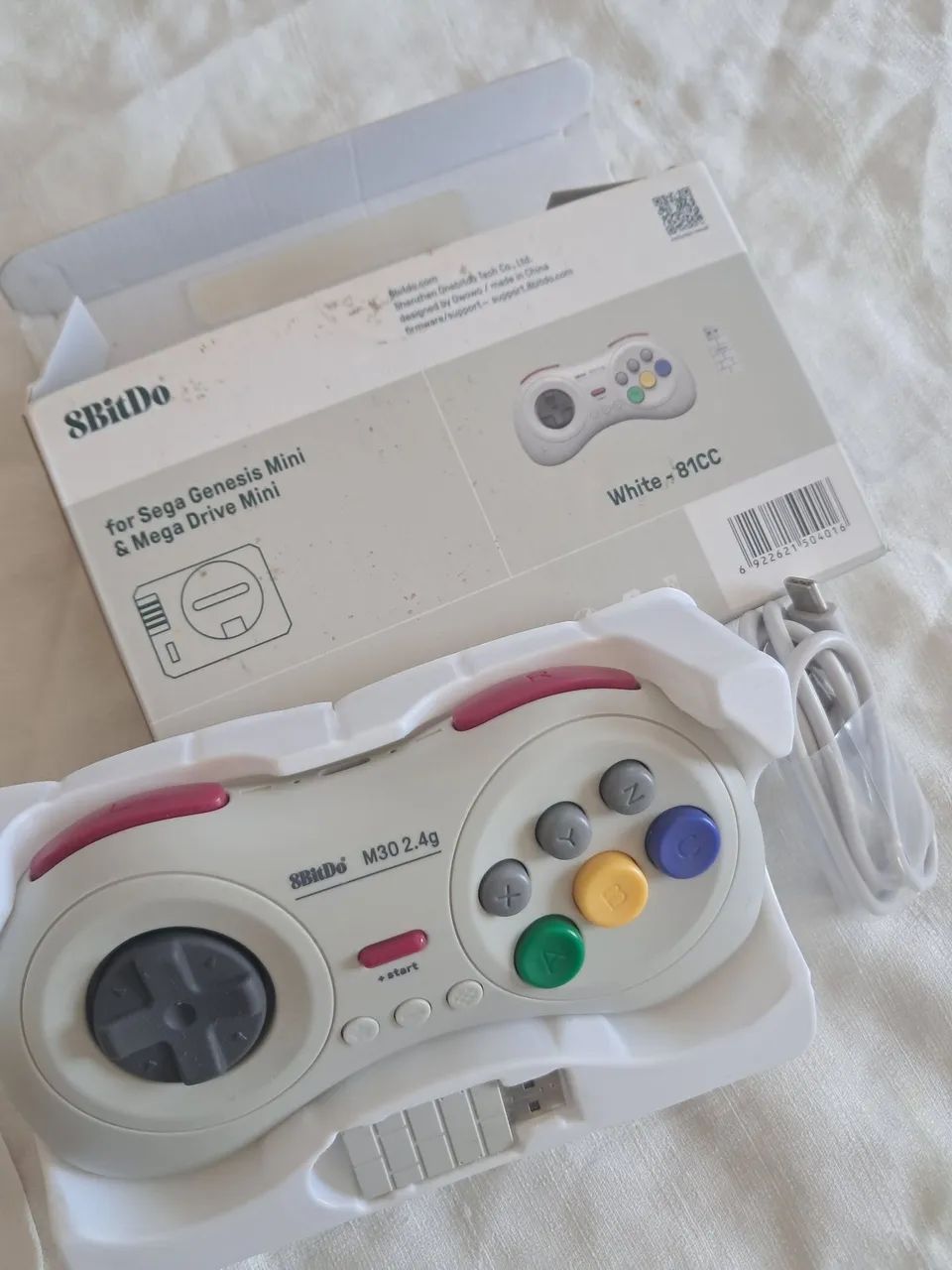 Controle 8bitDo mega drive e pc