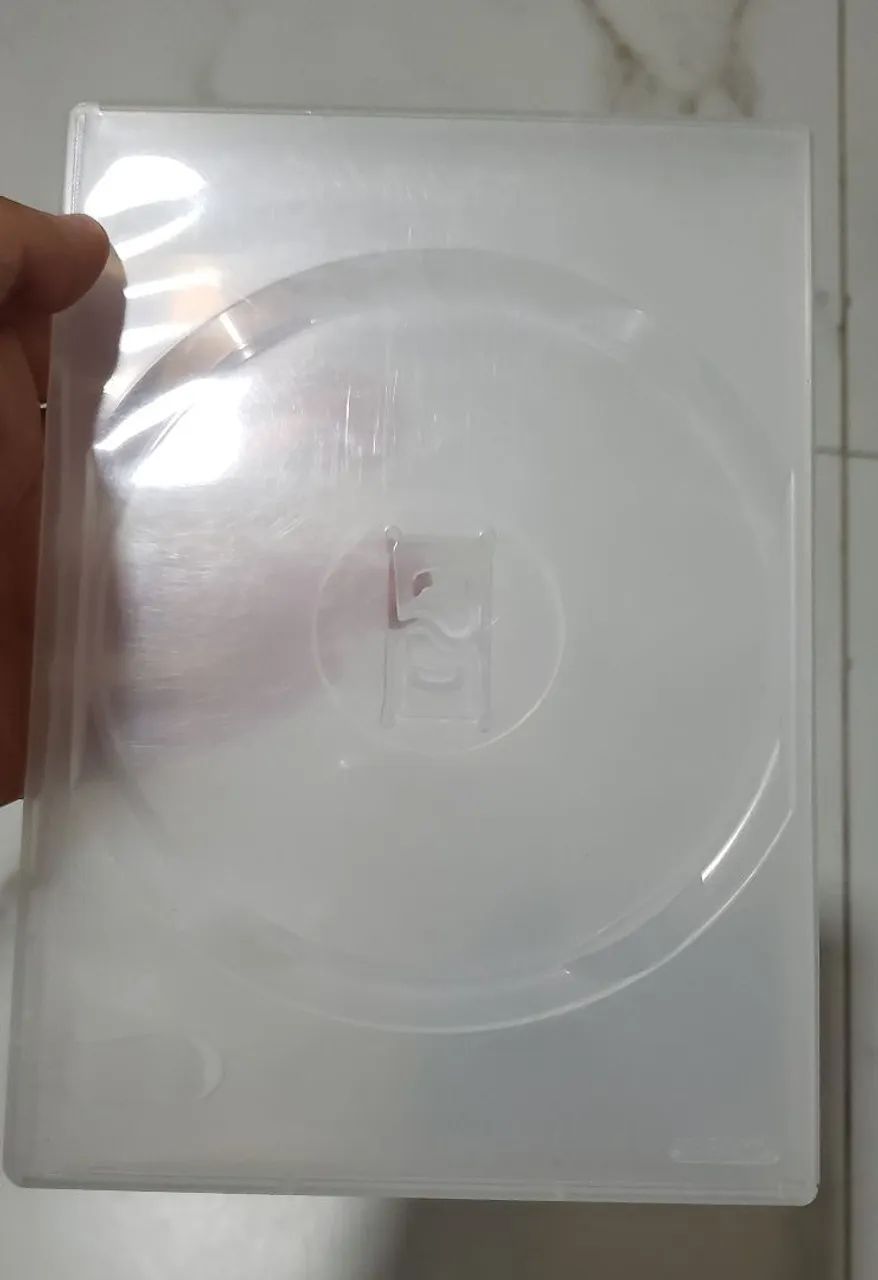 Caixas de DVDs transparentes - Foto 2