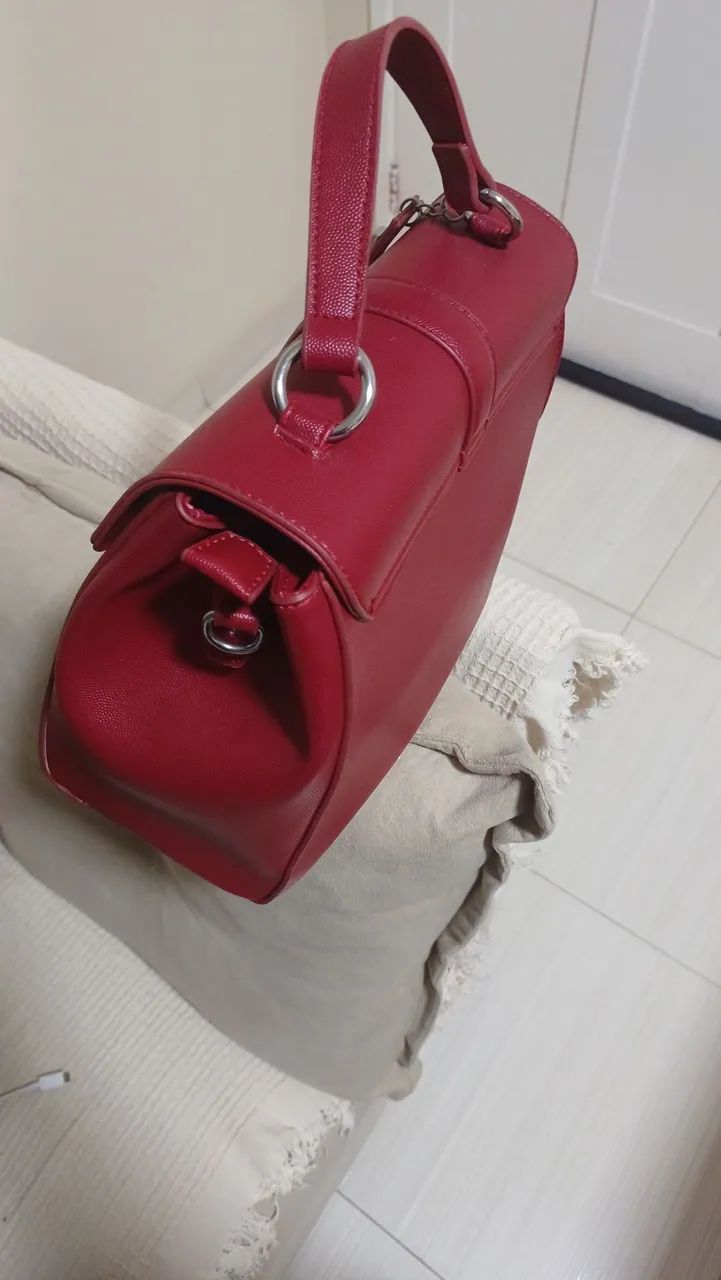 Bolsa vermelha santa lola  - Foto 5