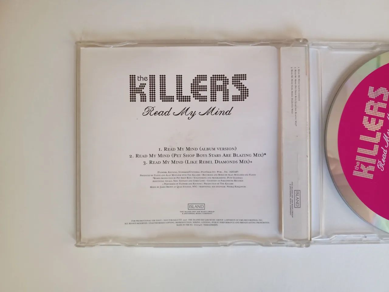CD/EP "Read my Mind" Remixes - The Killers (2007) | Importado e raro<br> - Foto 2
