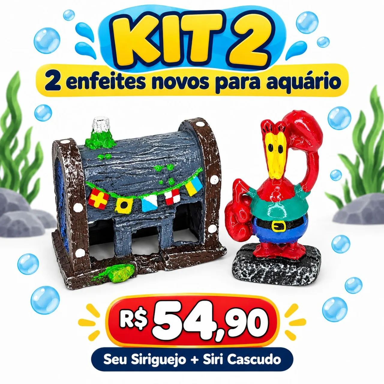 Enfeites de aquário - Foto 3