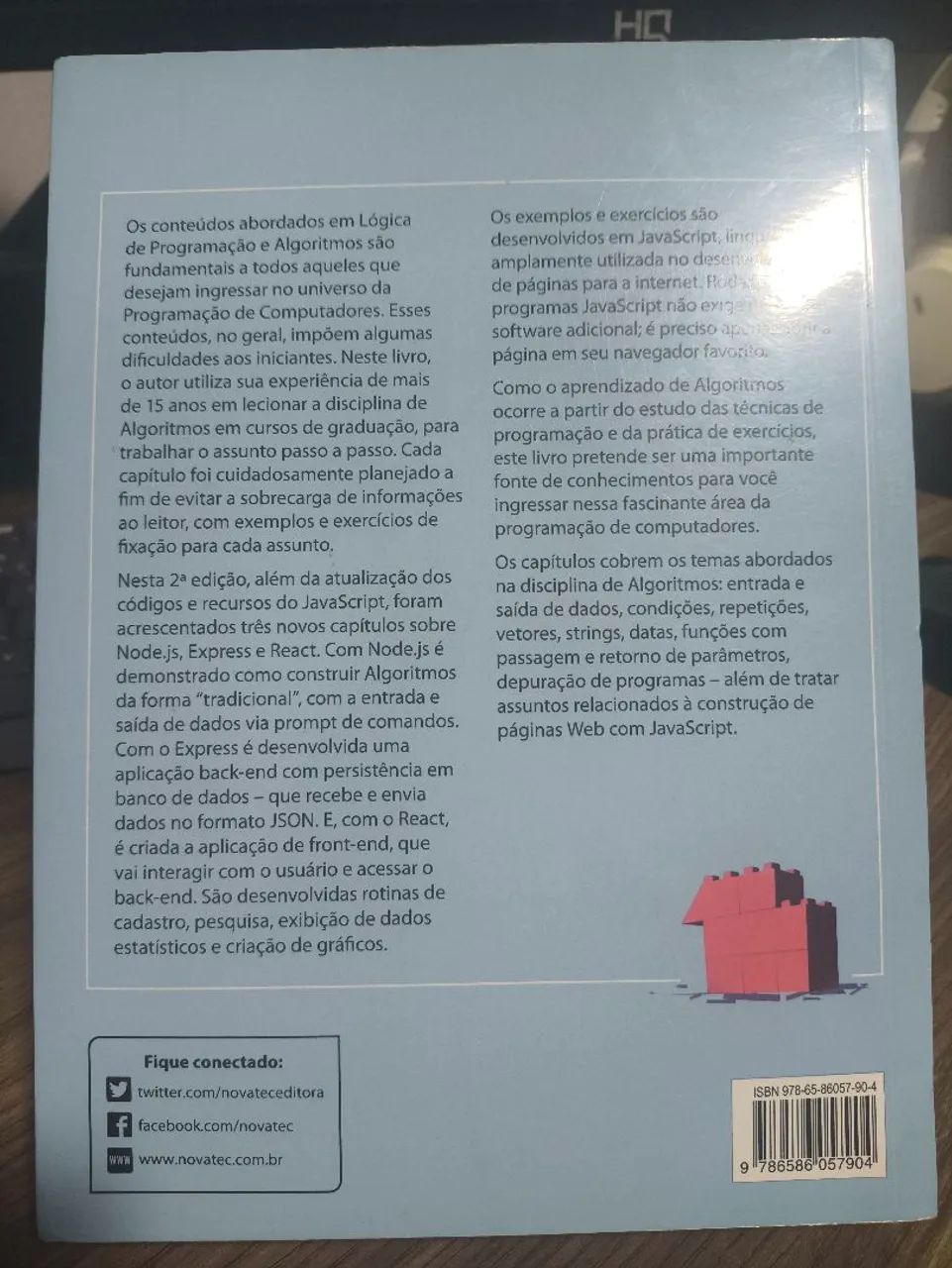 Livro Lógica de Programação e Algoritmos com Javascript - Foto 2