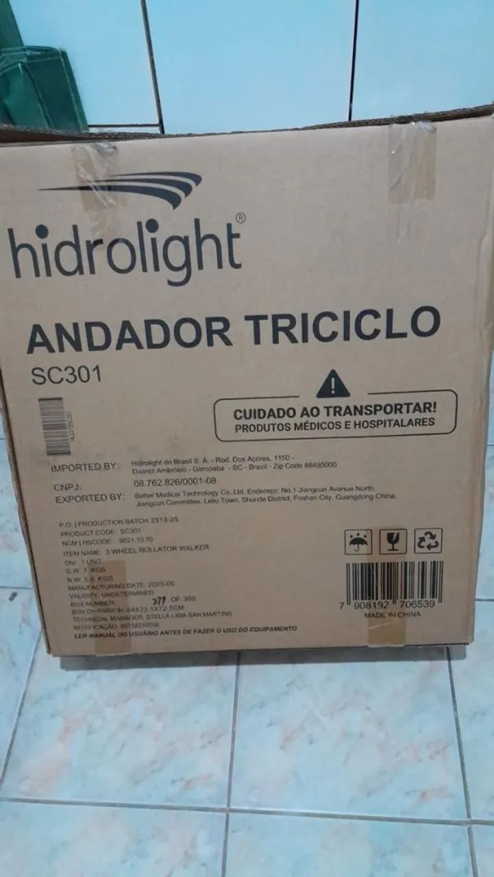 Andador Triciclo Hidrolight SC301 - Foto 5
