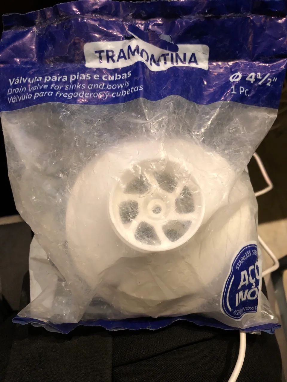 Válvula Tramontina para Pias e Cubas 