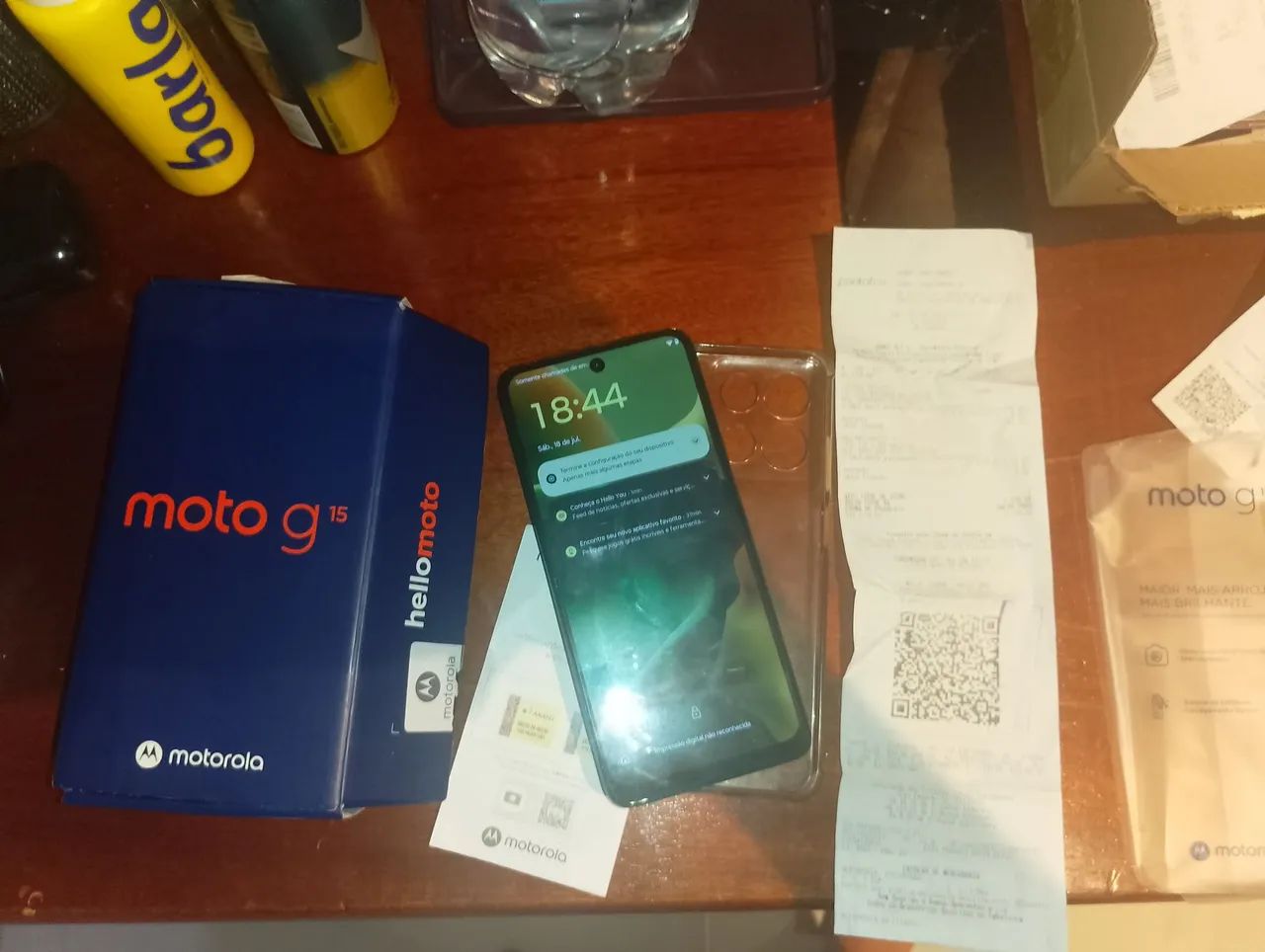 MOTO G15 NOVO COM CAIXA E NOTA FISCAL  - Foto 3