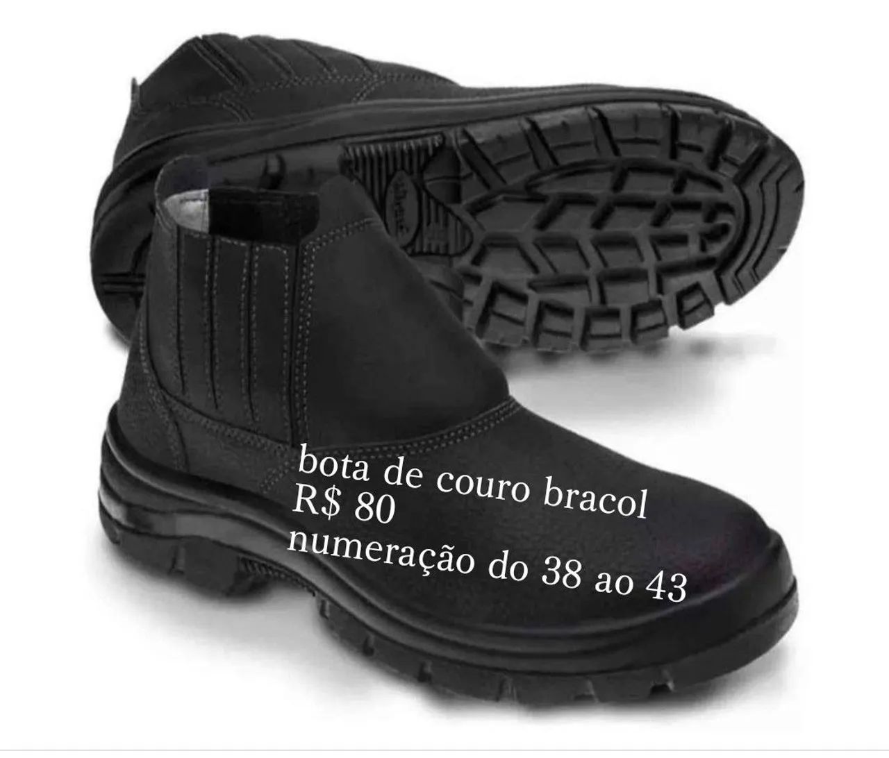 Bota de couro Bracol  - Foto 3