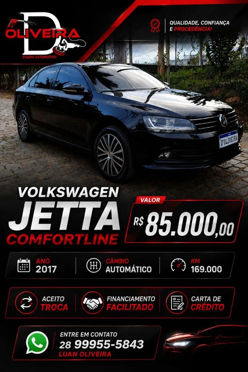 Volkswagen Jetta JETTA Comfortline 1.4 TSI 16V 4p Aut. 2017