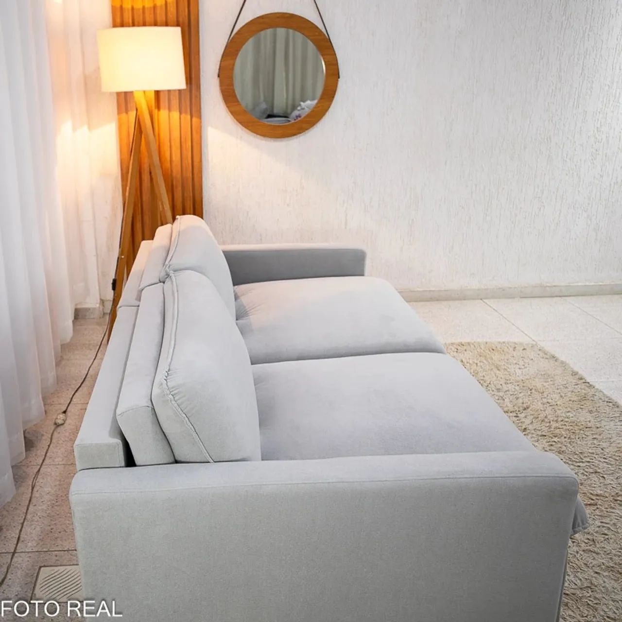 Sofá Retrátil Luma 2.00m Veludo Premium - Sem Caixa Entrega Rápida - Foto 2