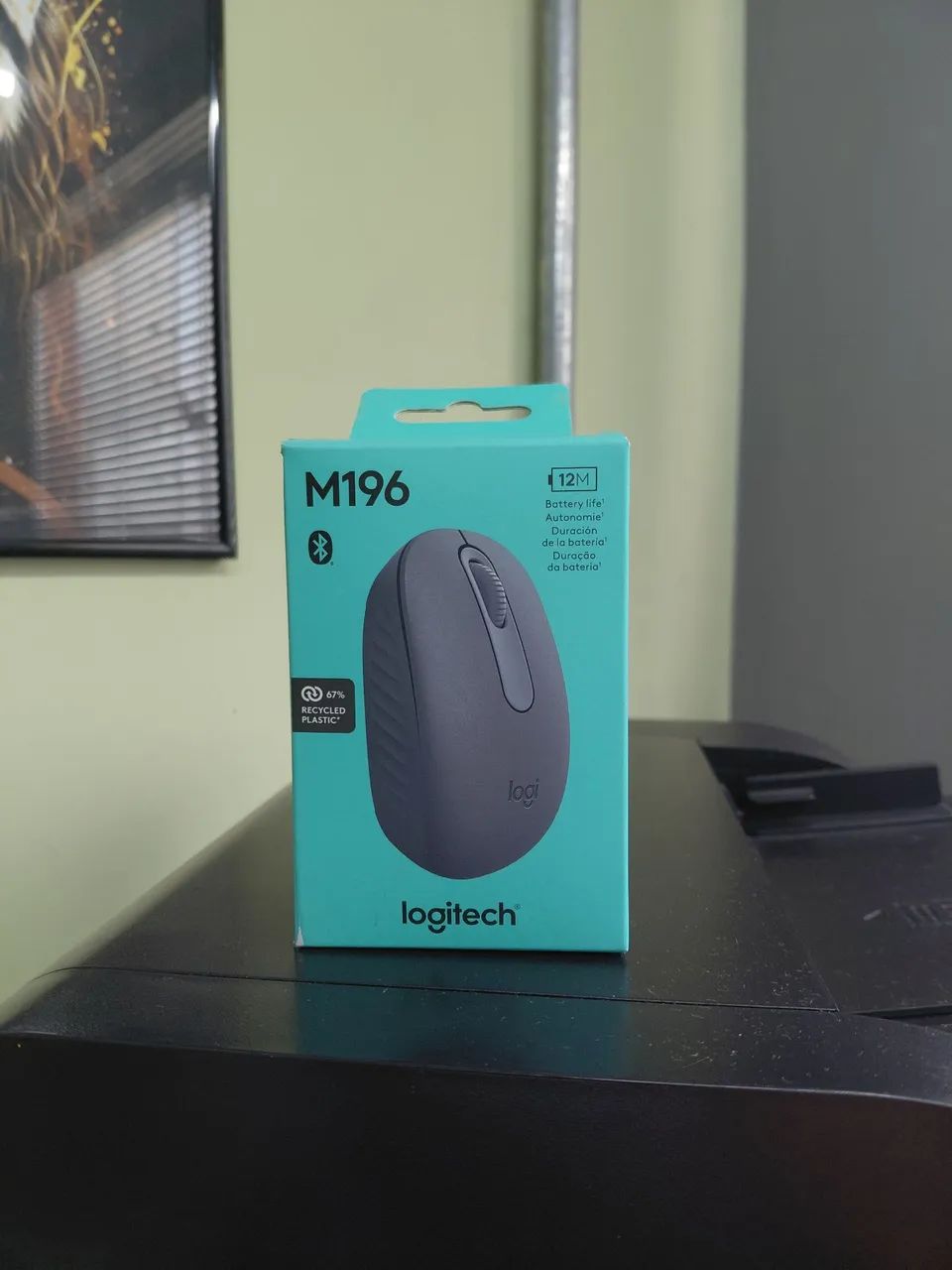 Mouse Logitech S/FIO M196 Bluetooth Grafite