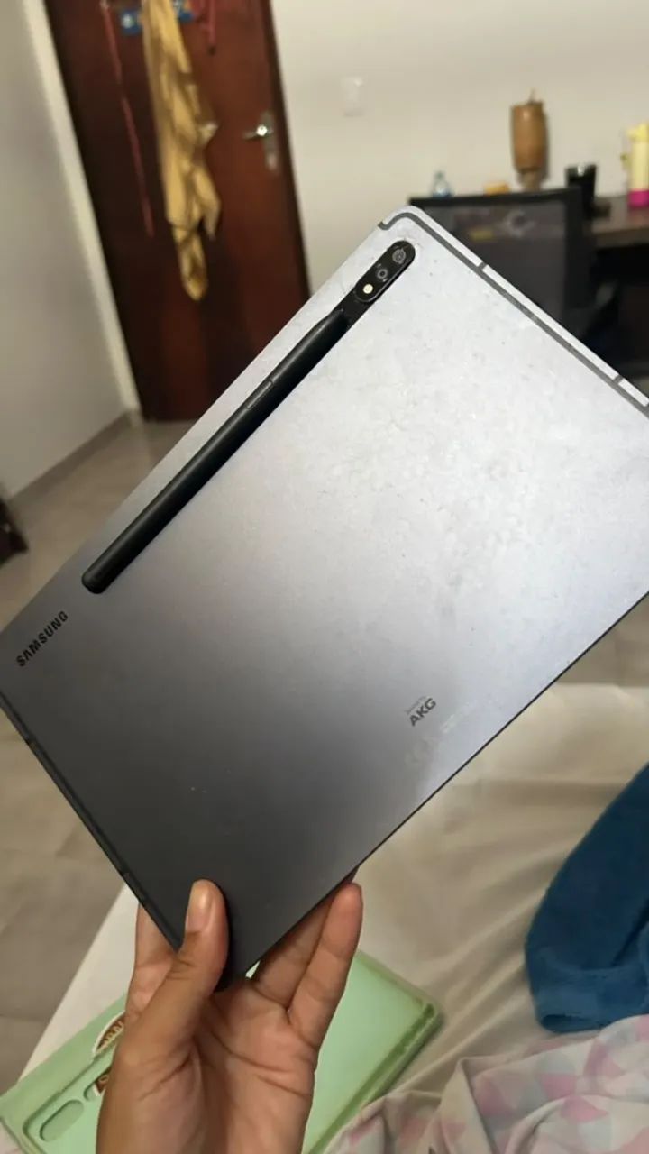Tablet Samsung S7 + CHIP + 128GB 4G + S Pen [Câmera n funciona - NÃO é o FE - é superior] - Foto 3