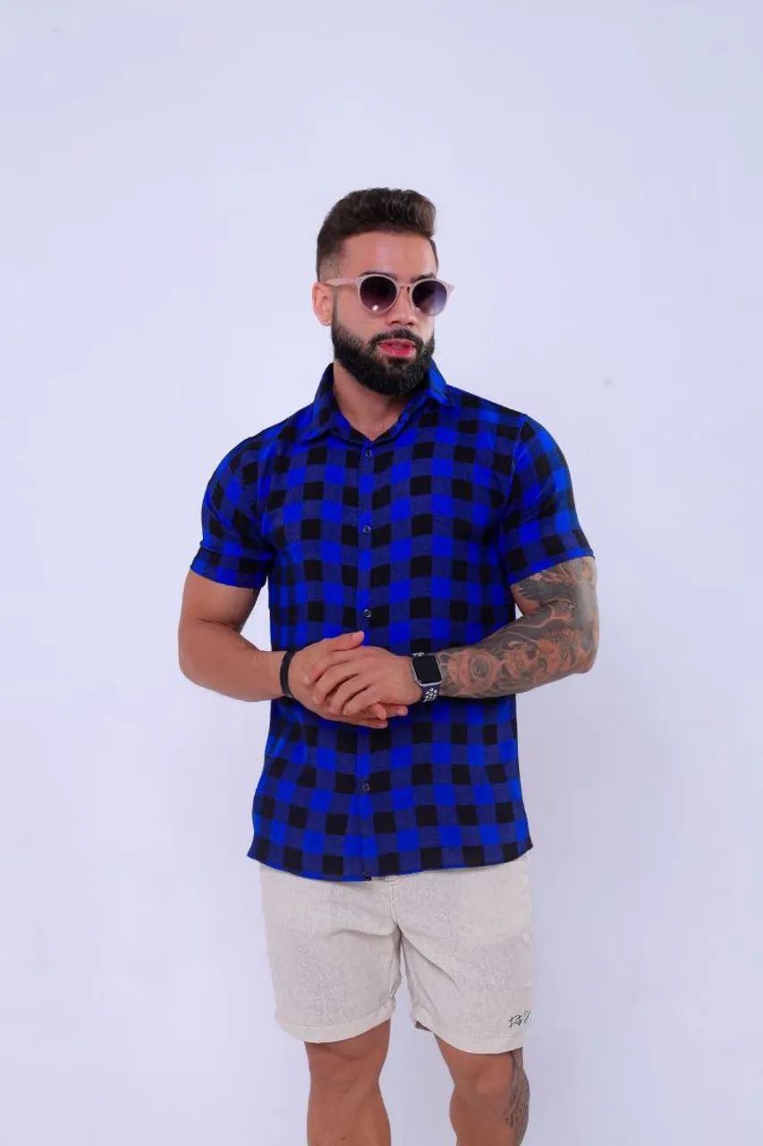 Camisas xadrez atacado e varejo do p ao gg - Foto 3