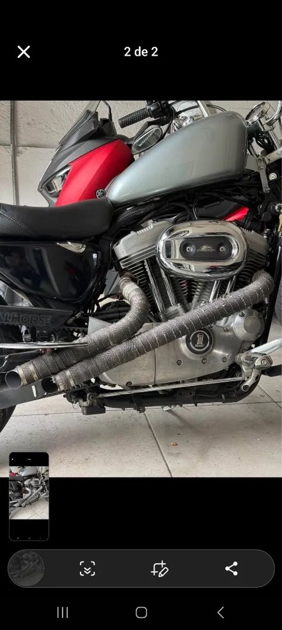 Escapamento Harley Davidson 883 - Foto 2