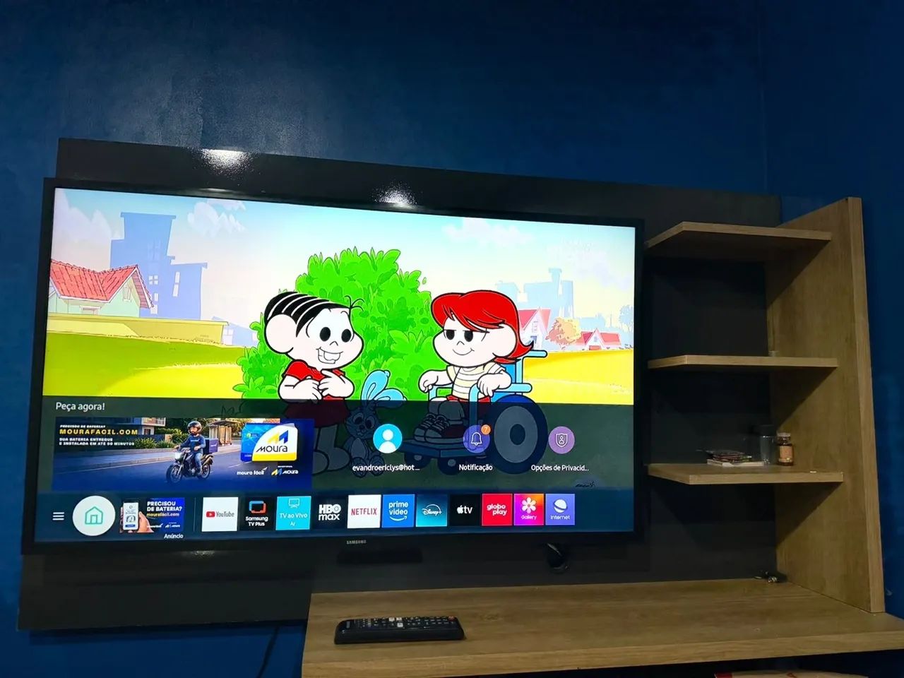 VENDO TV SMART SAMSUNG 43 polegadas + PAINEL DE TV