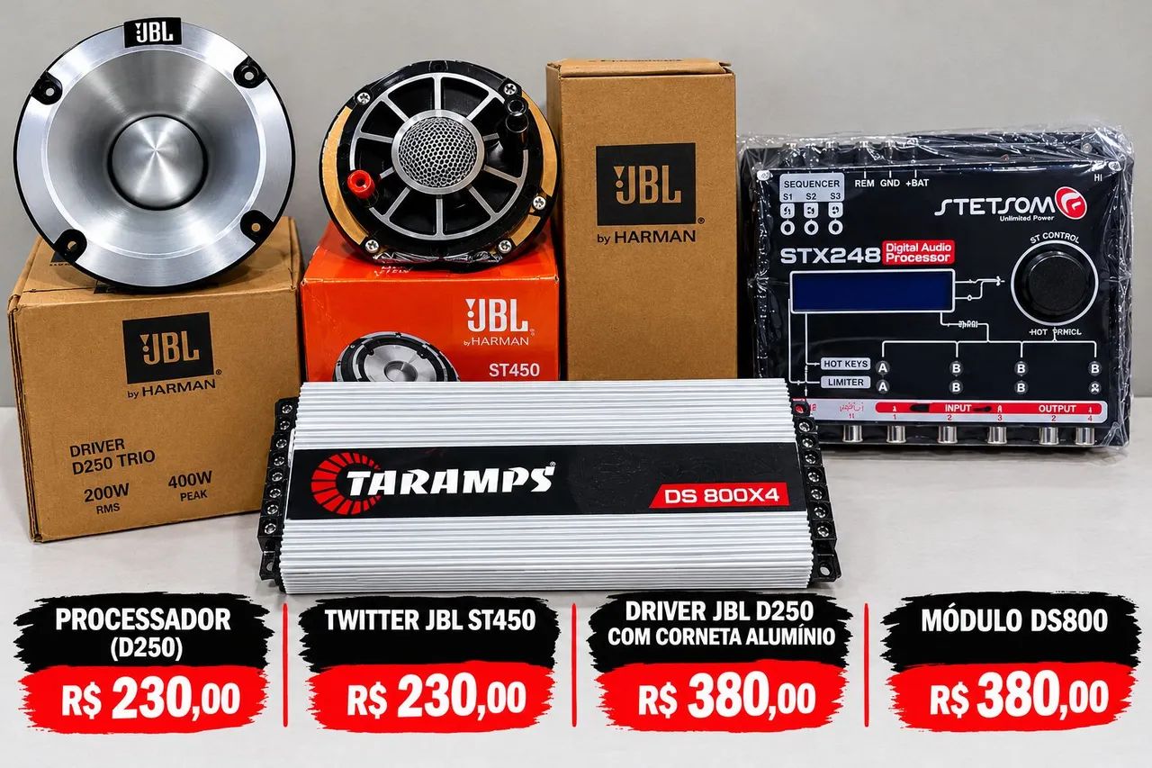 Acessórios modulo som 