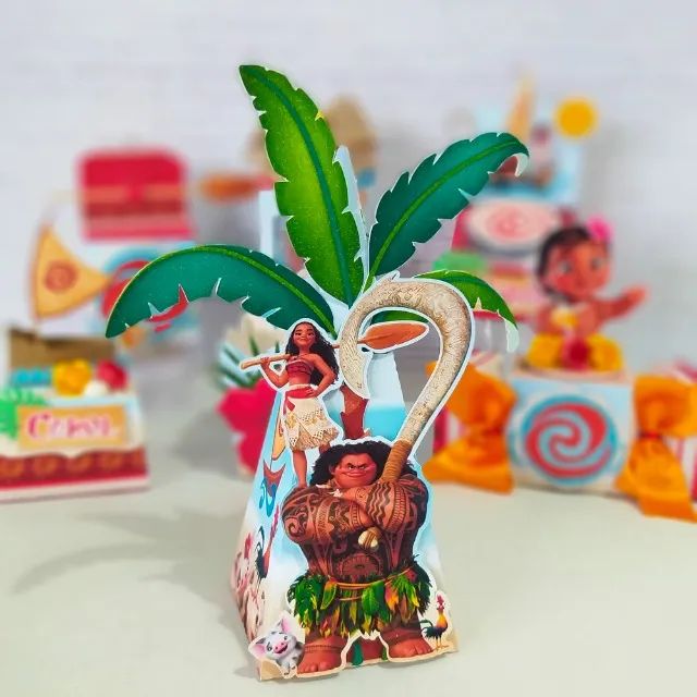KIT PEGUE E MONTE - TEMA MOANA - Foto 3