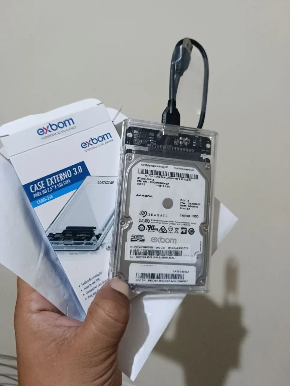 HD EXTERNO 500GB USB 3.0 Ótimo para Vídeos Games ? Notebook PC