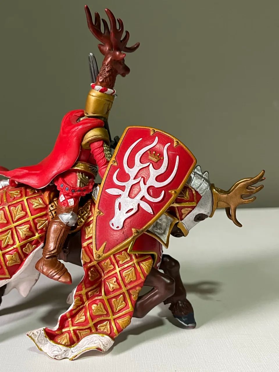 Cavaleiro medieval boneco colecionável tool box papo  - Foto 4