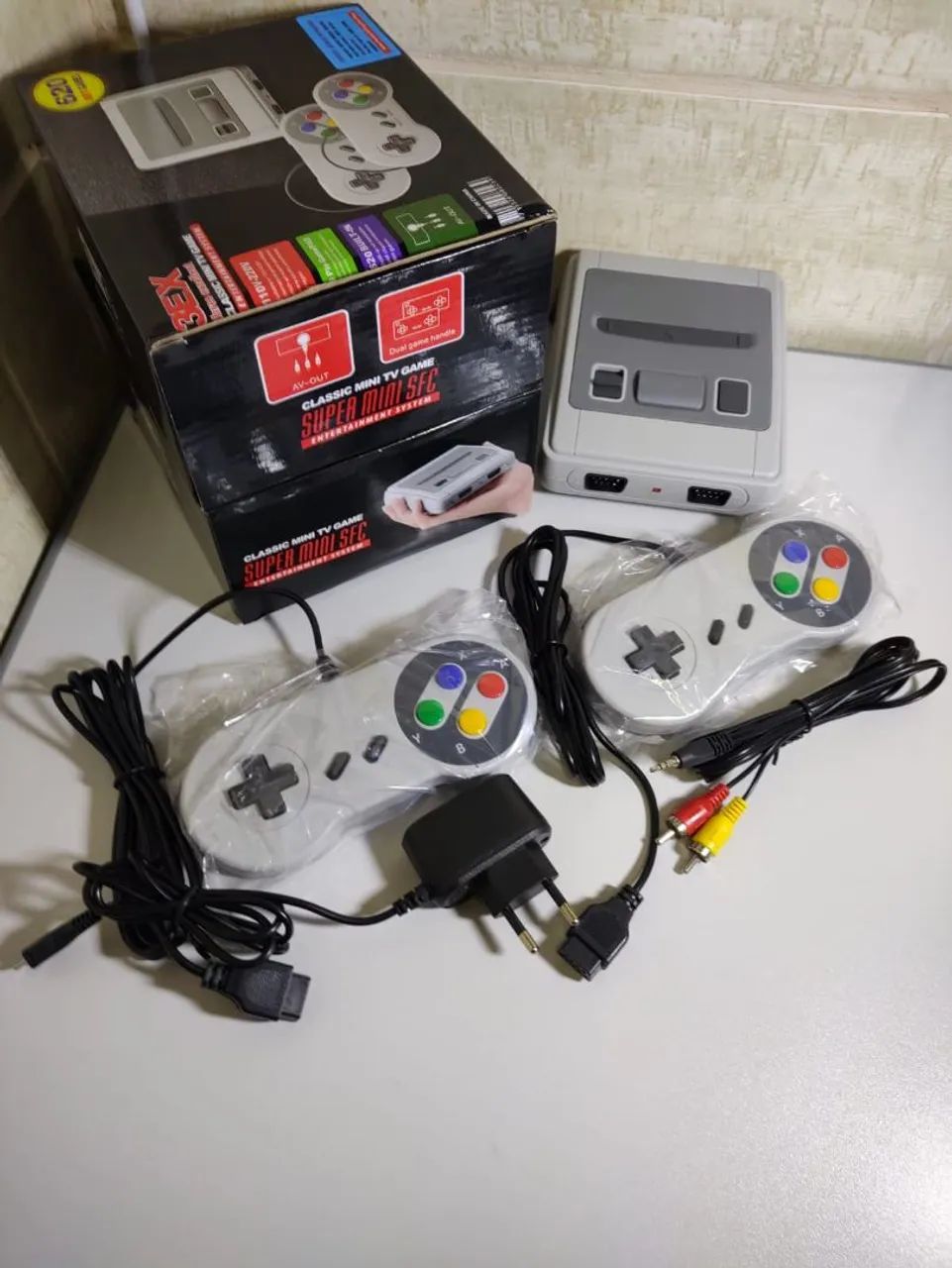 Vendo mini console retro Box, produto com 620 jogos 