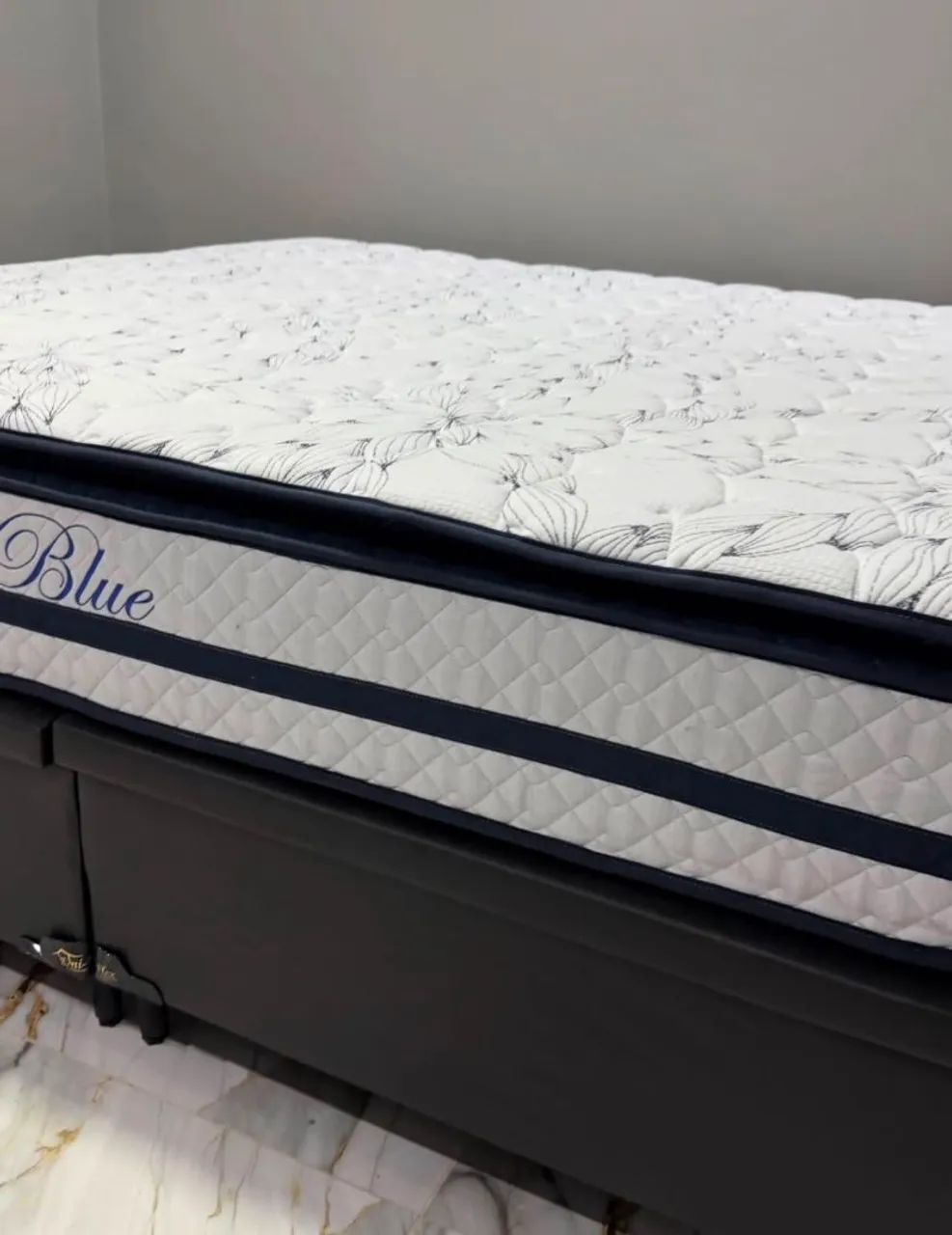 Cama Baú King bipartida Com Colchão Blue Molas ensacadas individualmente  - Foto 4
