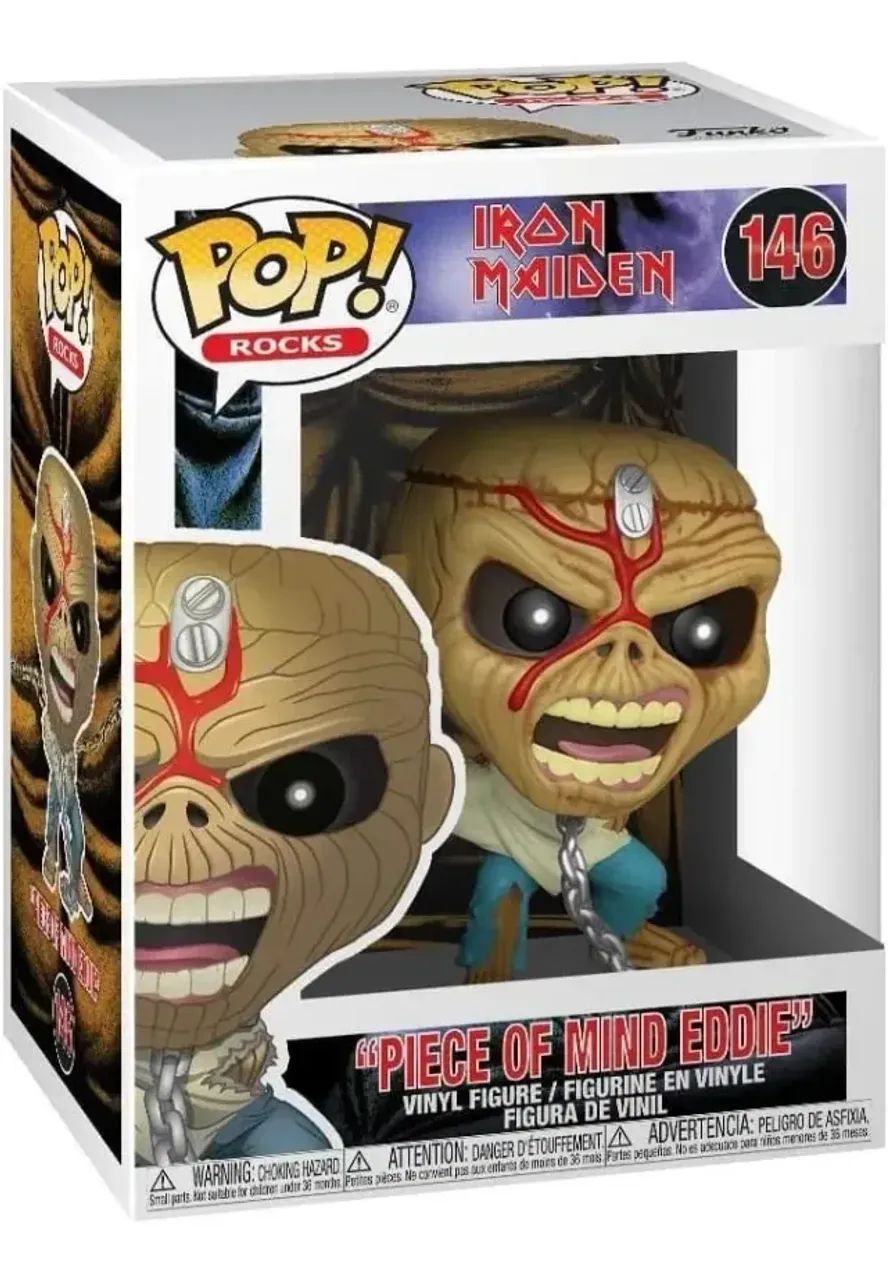 Funko Pop! Piece Of Mind Eddie Iron Maiden (146) - Foto 2