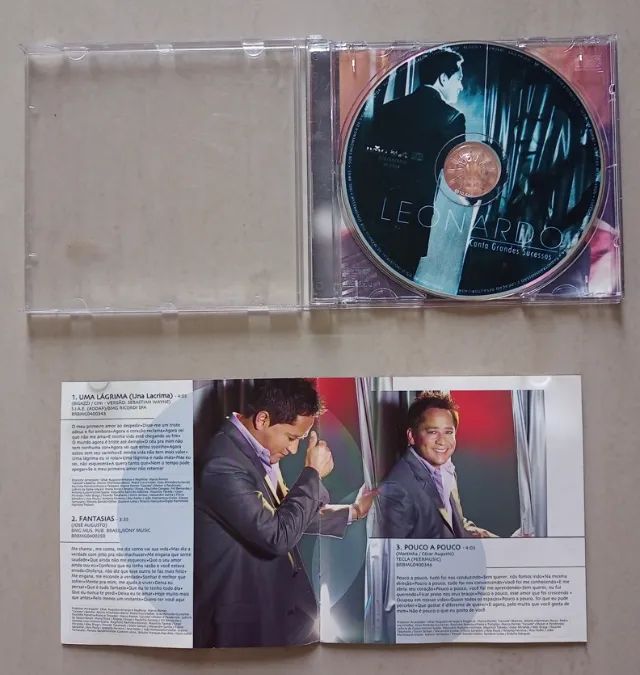 CD Leonardo - Canta Grandes Sucessos (Original/Raridade) - Foto 5