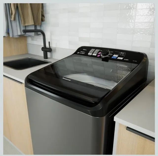 Máquina de Lavar Panasonic 15kg Titânio 127V - Modelo NA-F150B1T - Foto 5