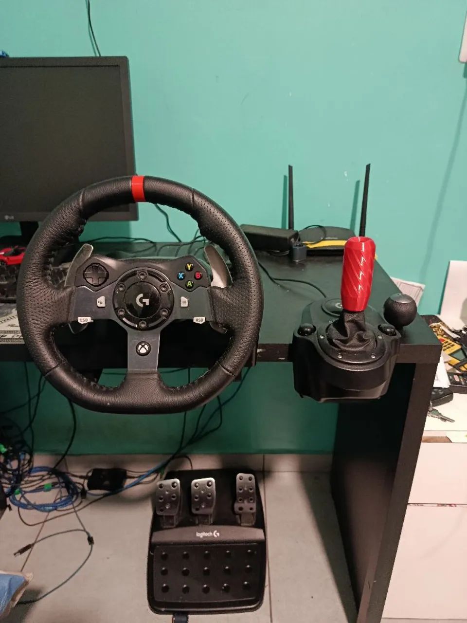 Volante g920 com câmbio 