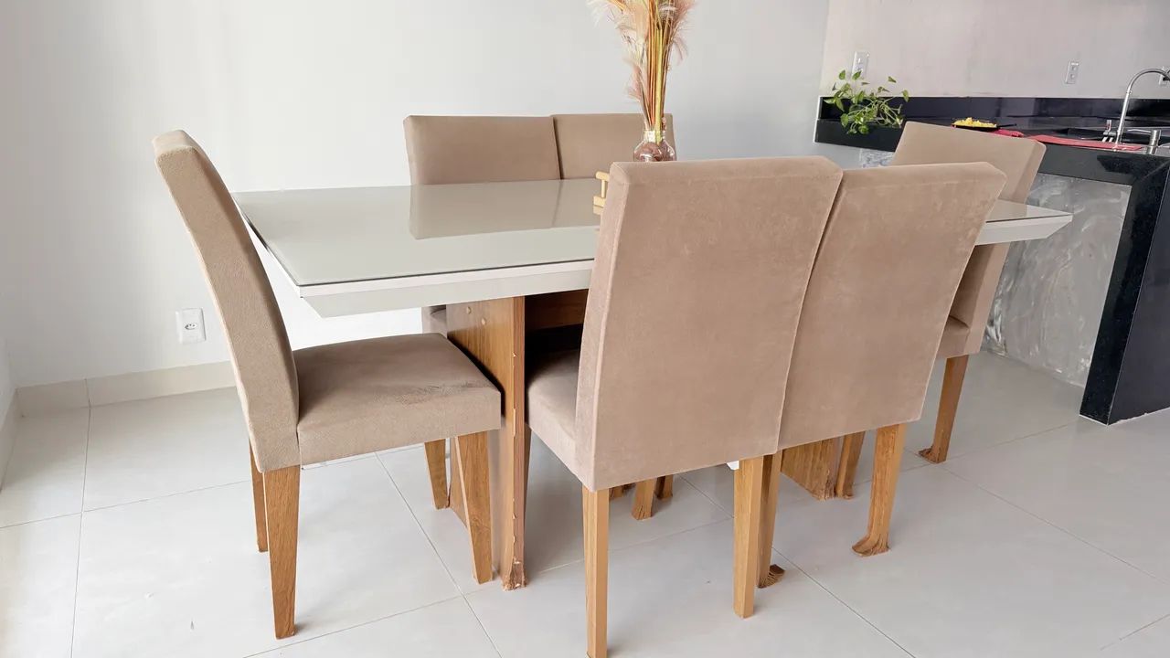 Mesa de Jantar + 6 cadeiras  - Foto 2