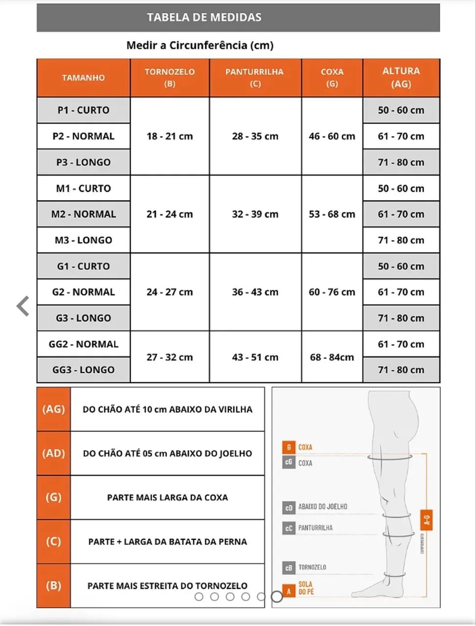 Meia de Compressão Sigvaris 7/8 Select Comfort Premium - Foto 5