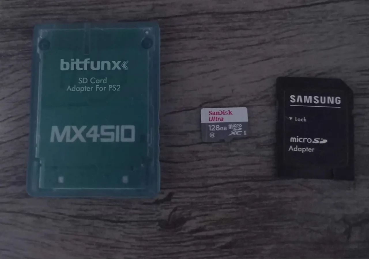 MX4SIO completo com cartão sd