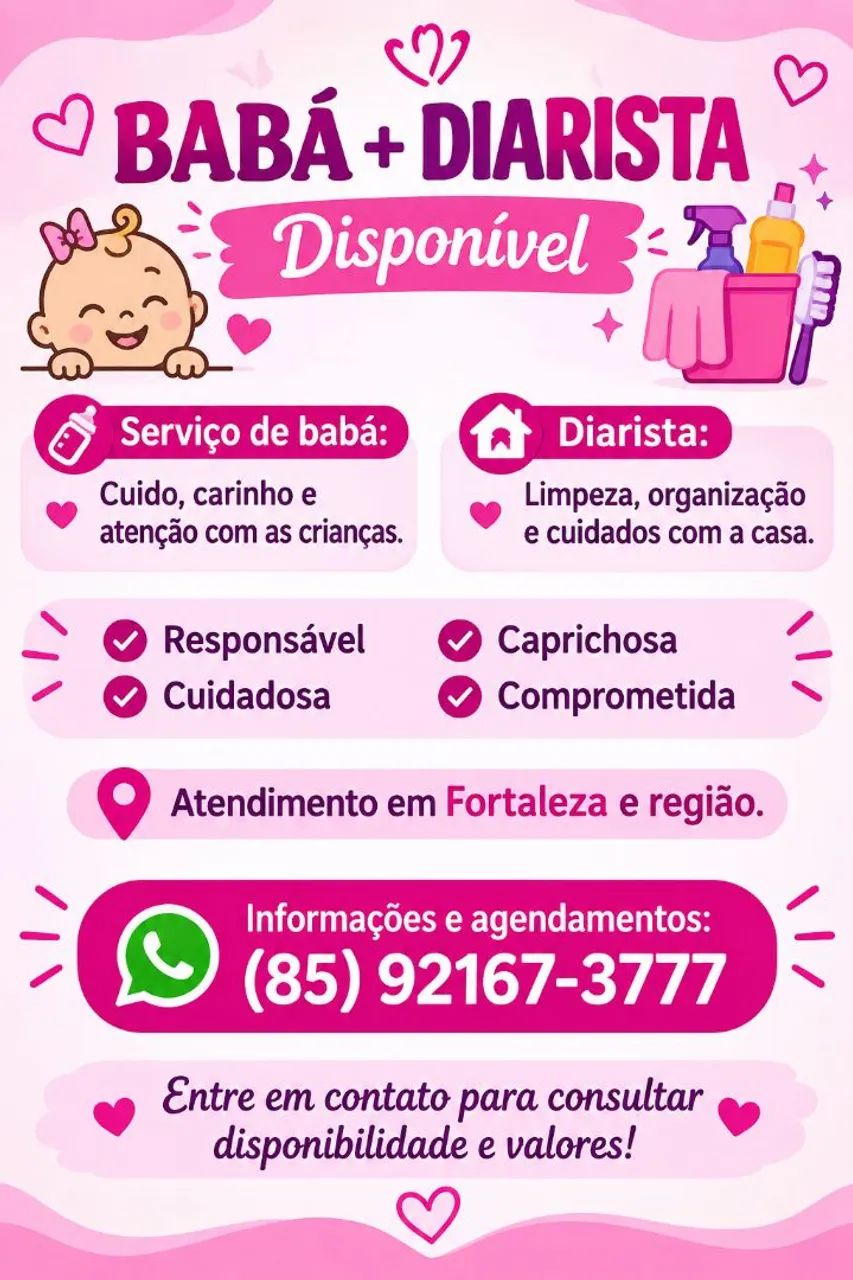 Sou Babá é diária 