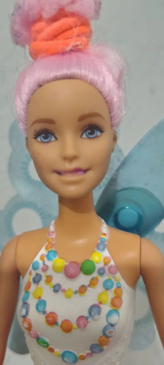  Barbie Fada bolhas de sabao magicas - Foto 5