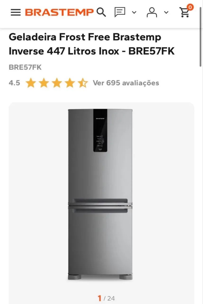 Geladeira Inverse Brastemp - Foto 2