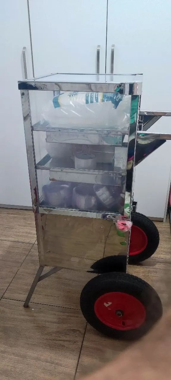 Carrinho de doces + guarda sol  - Foto 2