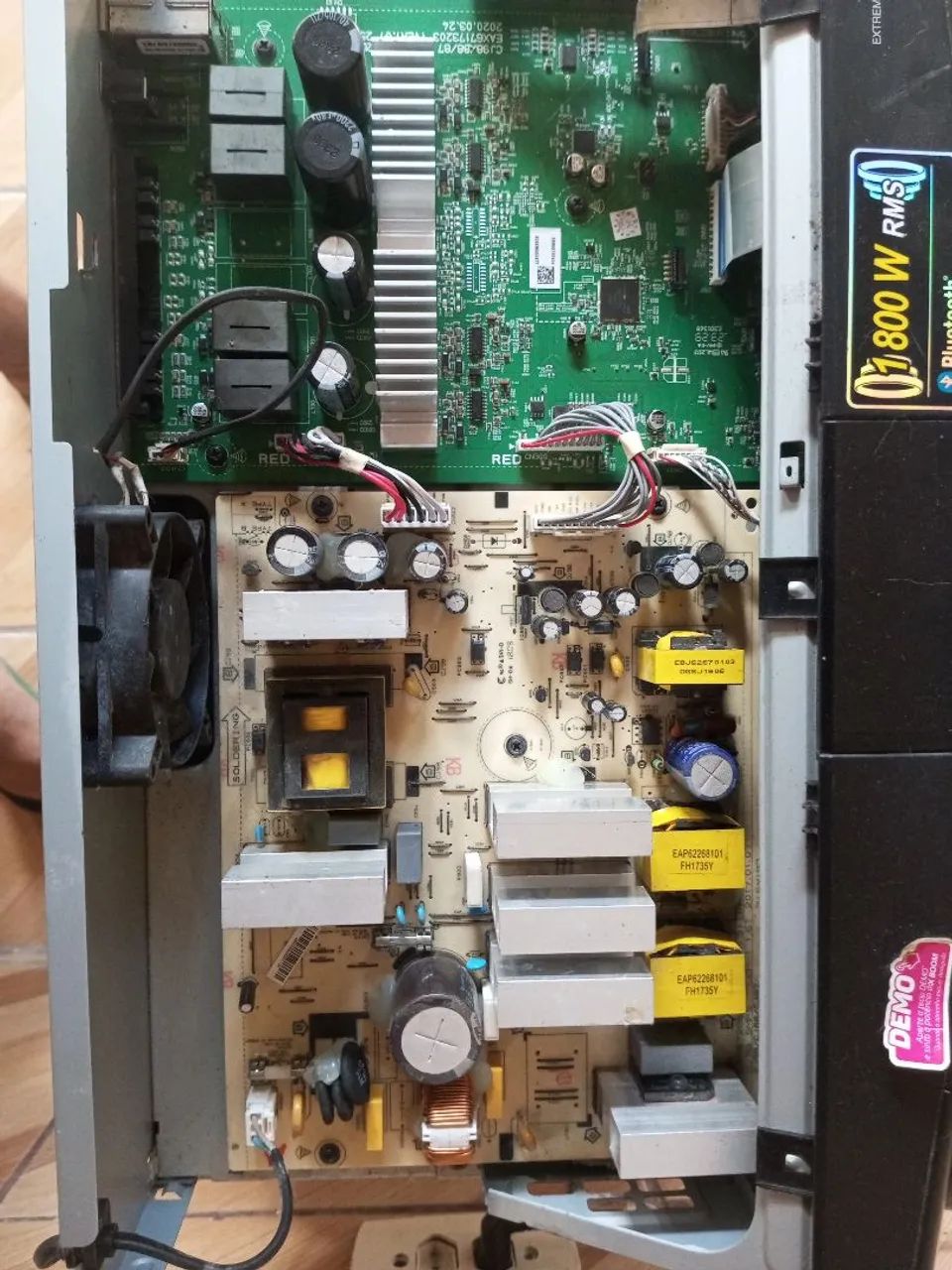 Placa de minisystem LG modelo CJ87 semi nova em bom estado de conservação. - Foto 4