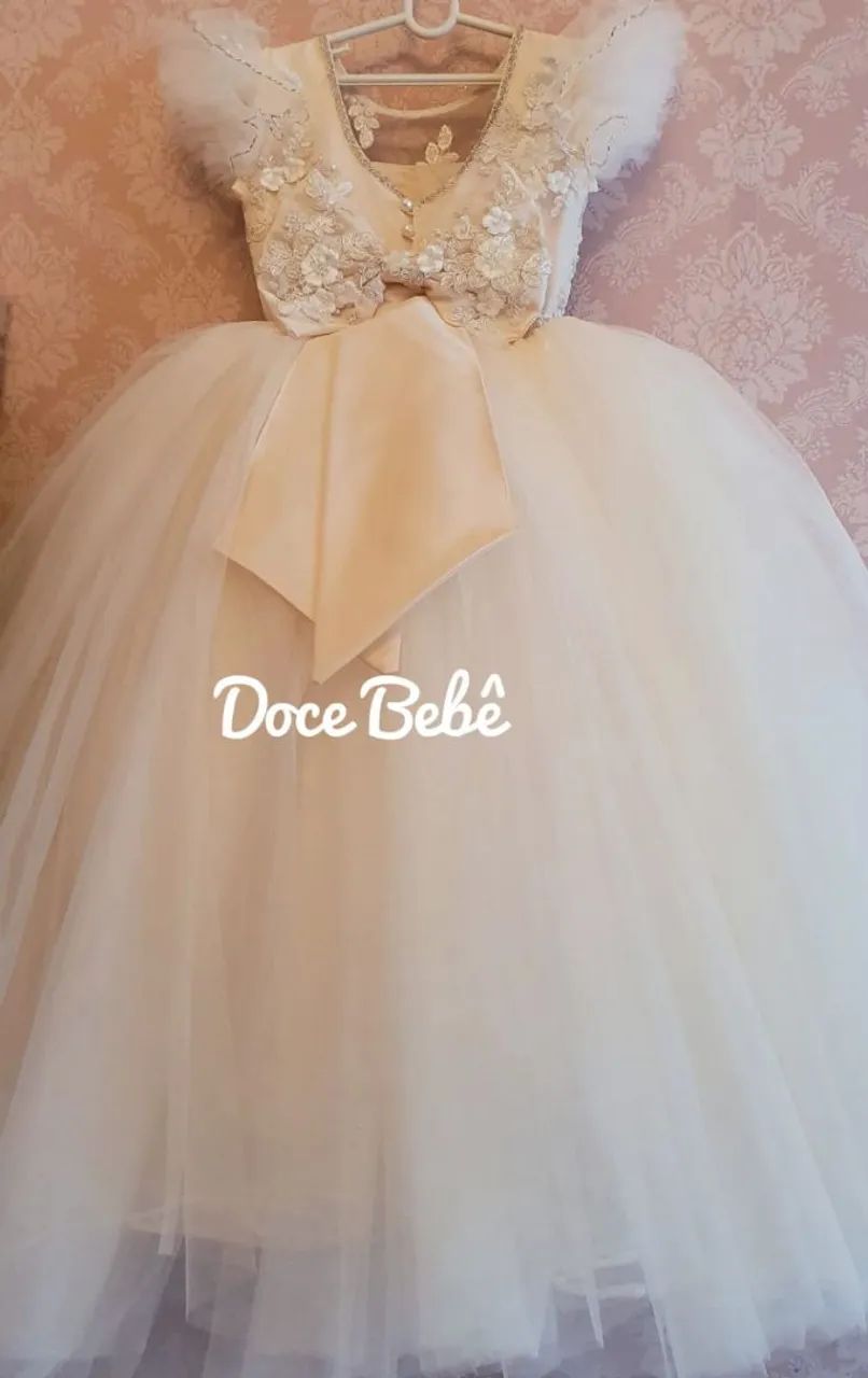 Vestido de formatura ABC. Para meninas de seis anos. 2