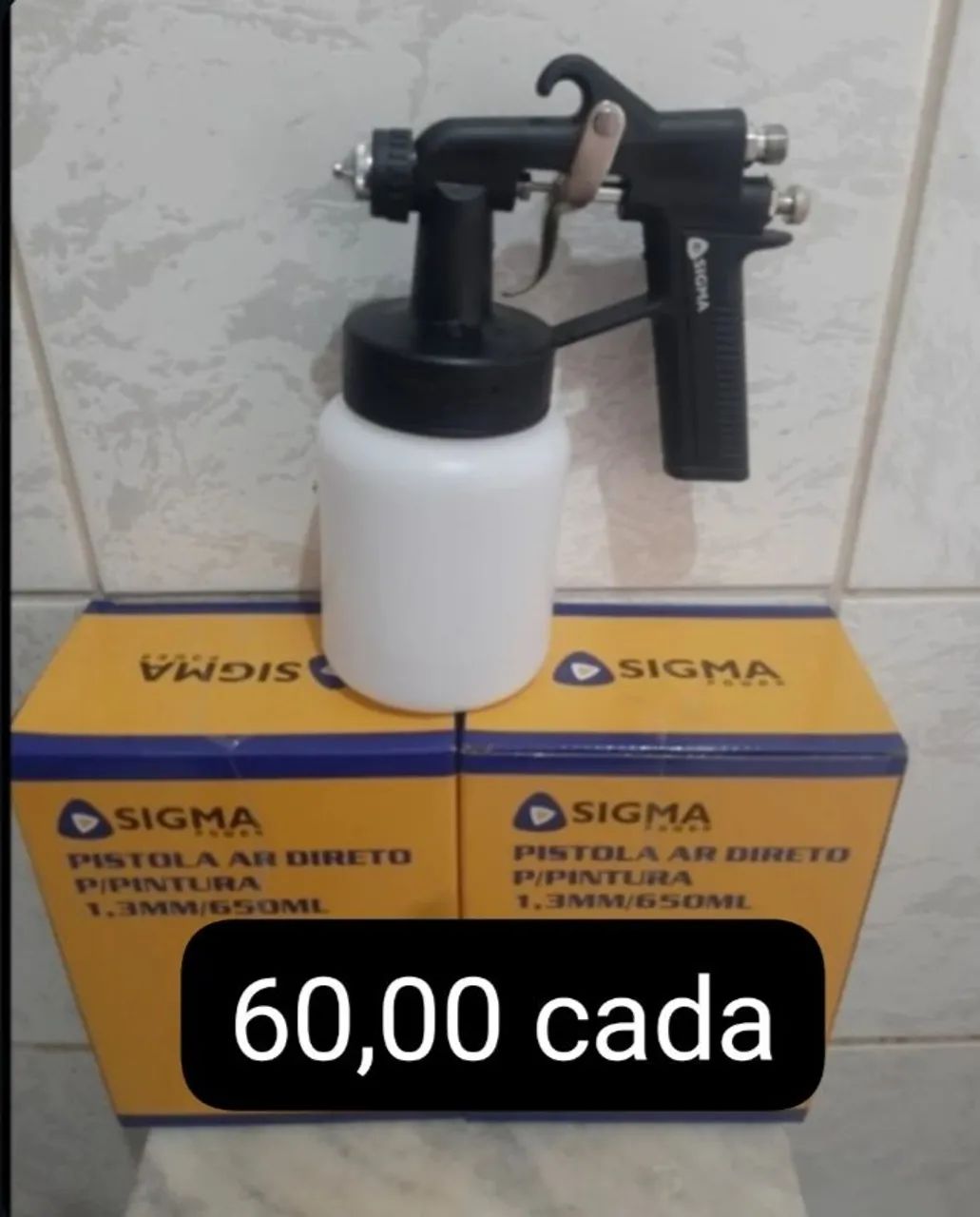 Pistola de ar direto 650ml 