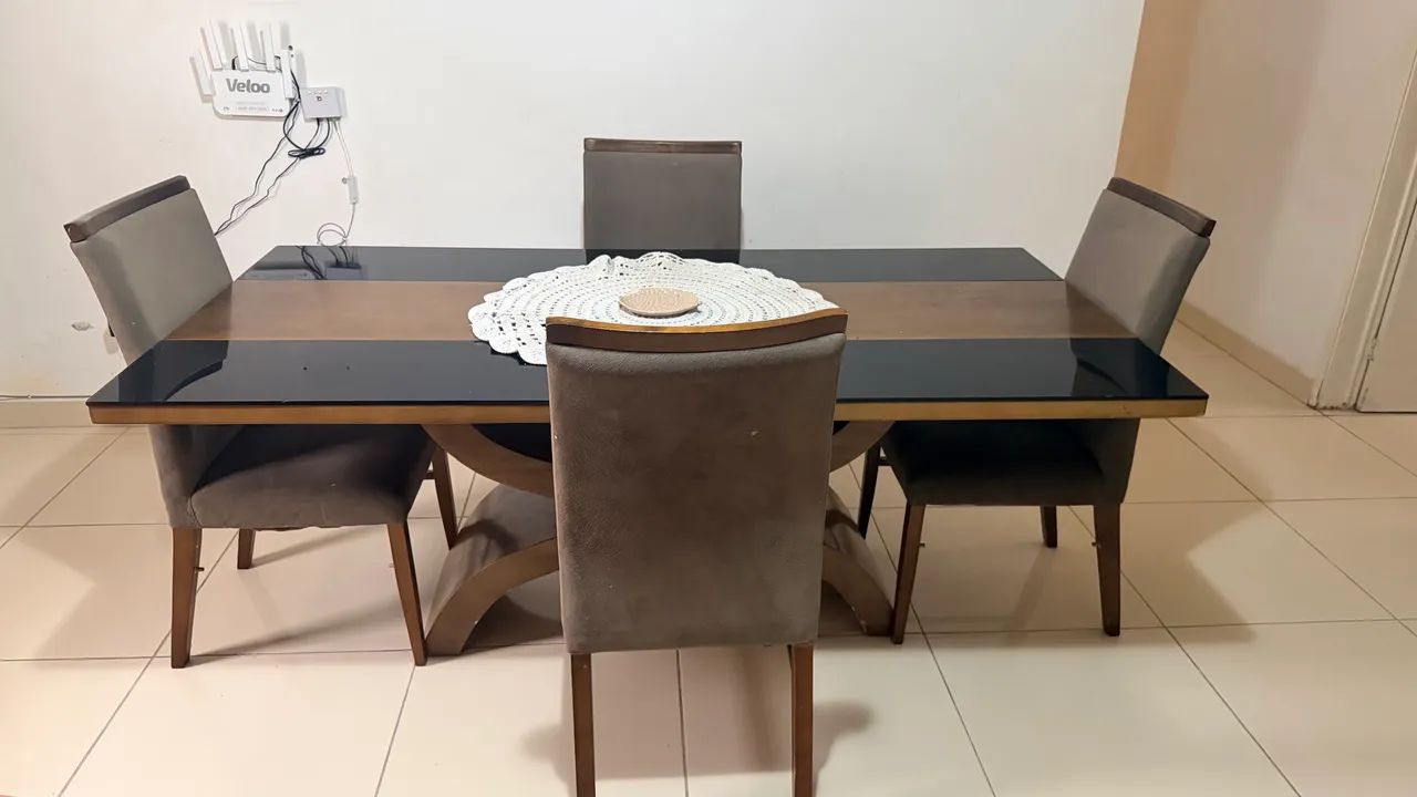 Mesa de jantar 6 cadeiras - Foto 2