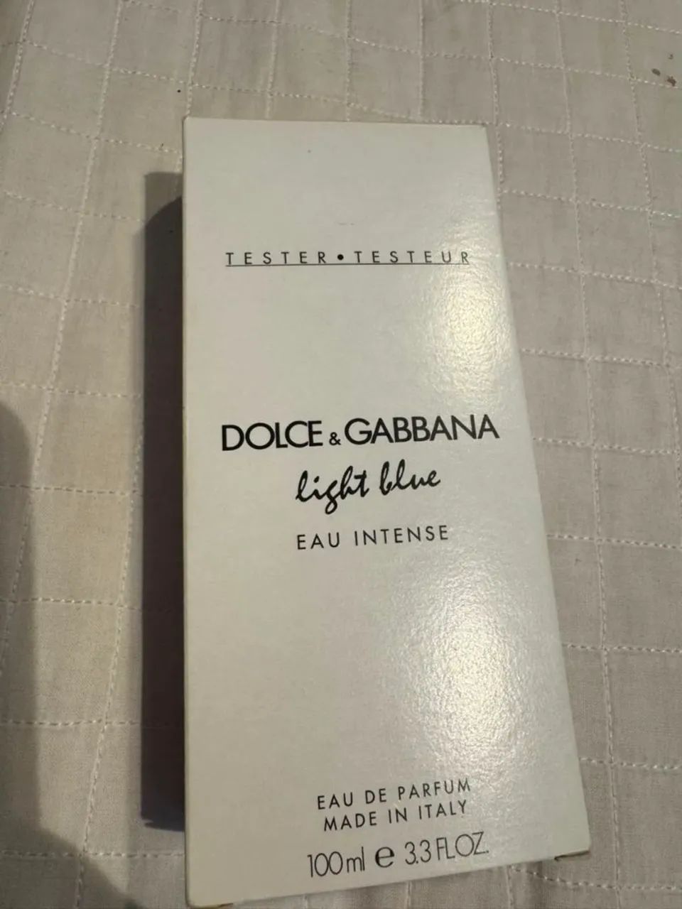 Perfume light blue EUA  intense 100 ml novo 