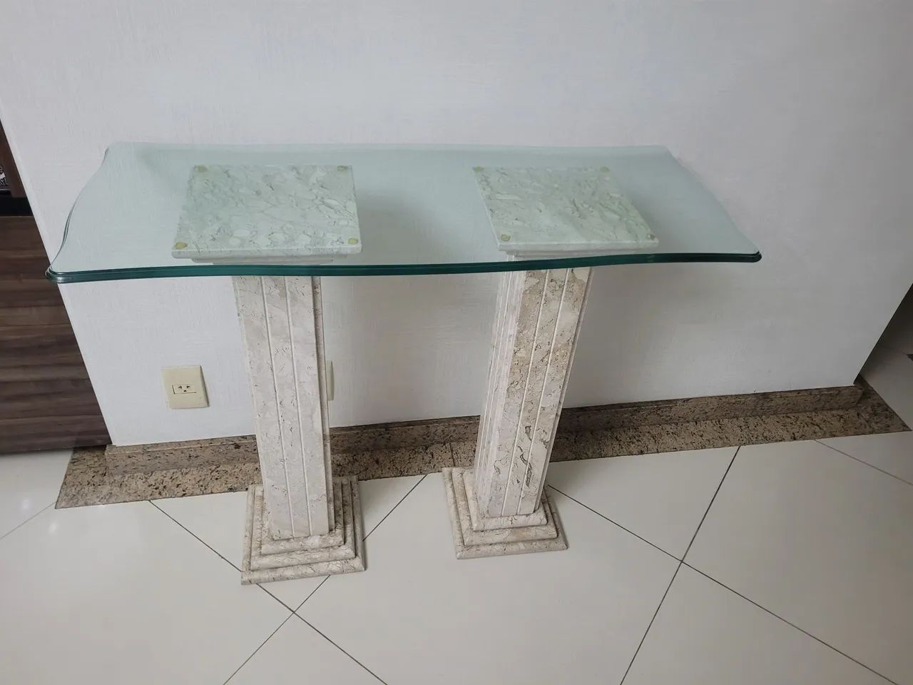Aparador Marmore/Vidro - Foto 3