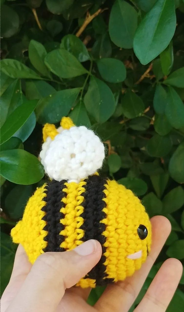Abelinha Doce Mel Amigurumi - Foto 2