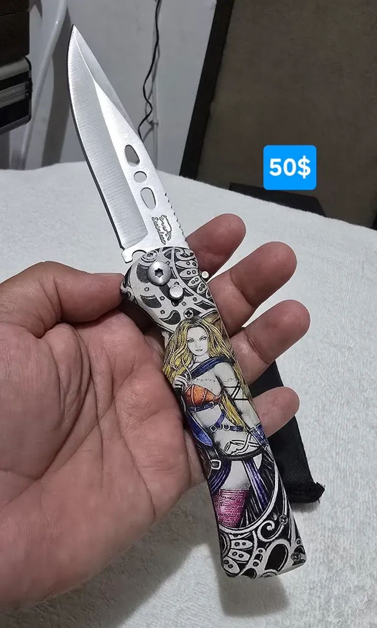 Canivete semi automático 