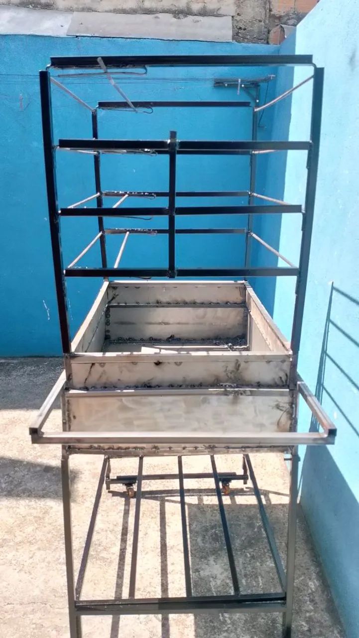 Churrasqueira em aço carbono totalmente desmontável  - Foto 5