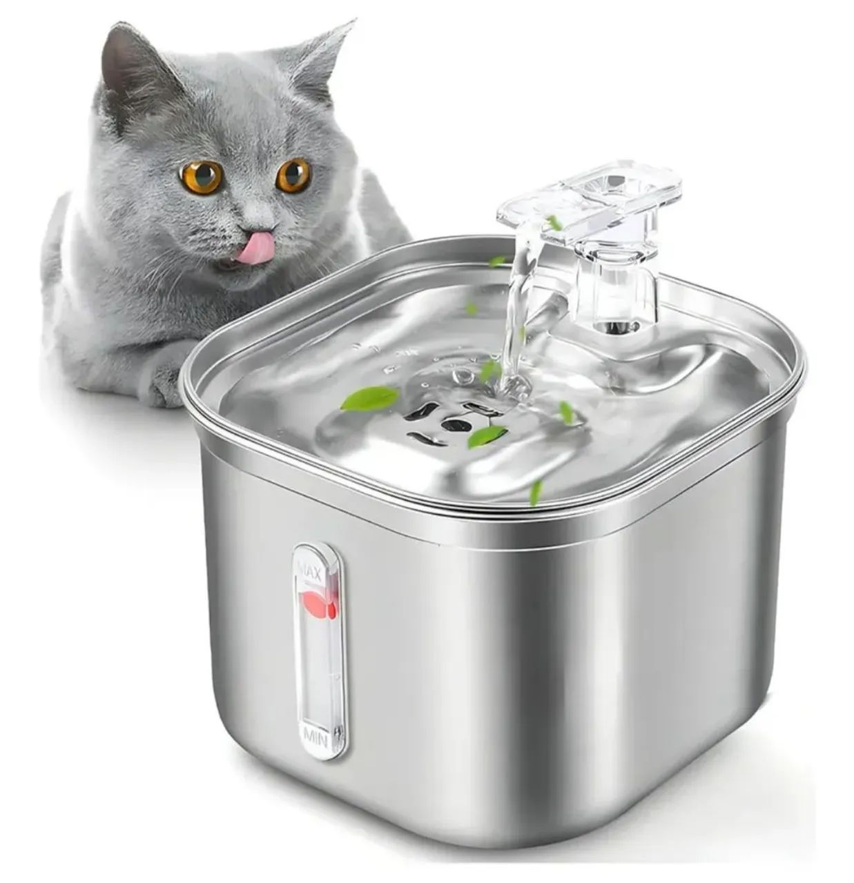 Bebedouro automático inox para gatos - Foto 2