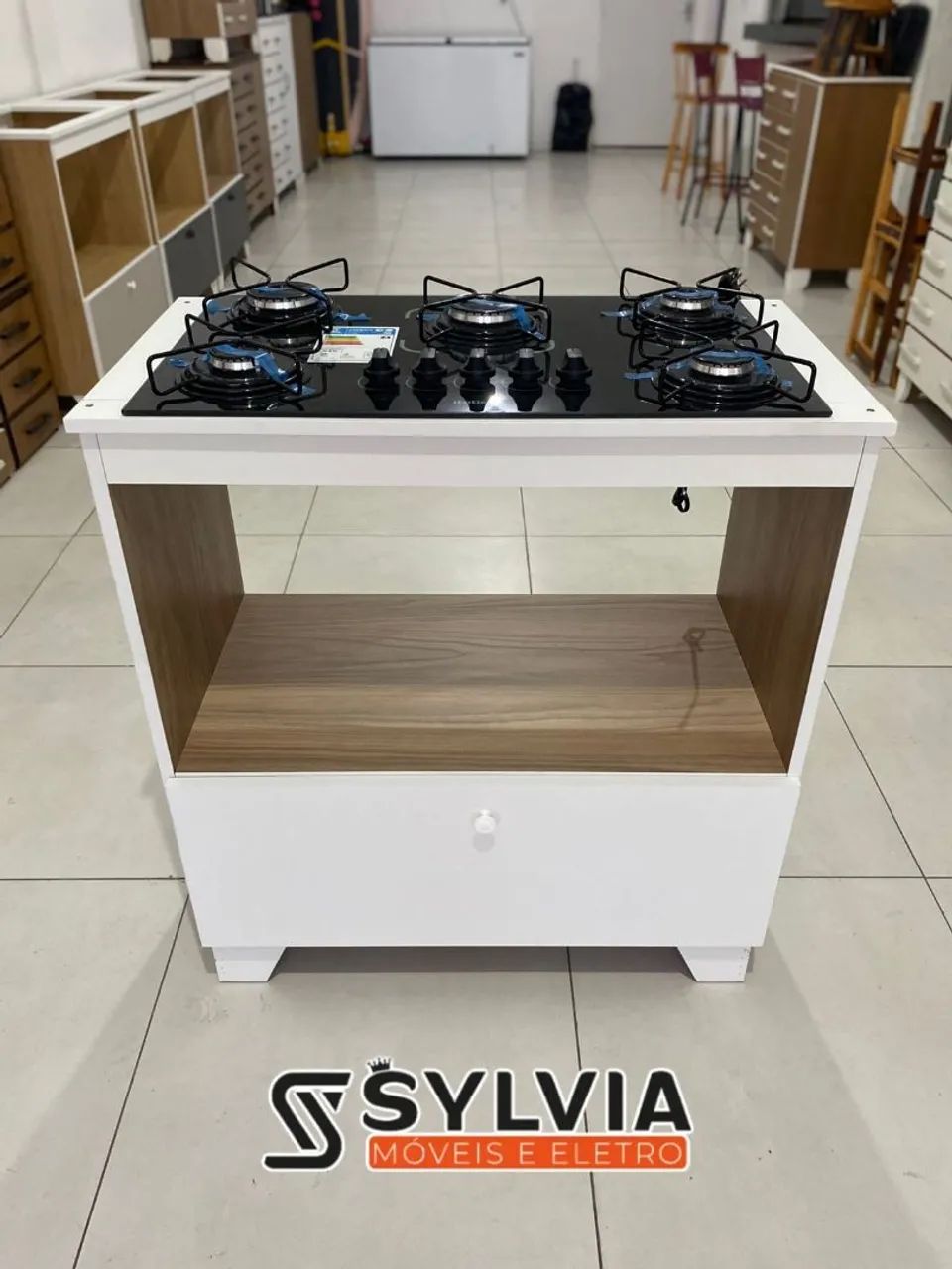 Móvel+Cooktop 5 bocas