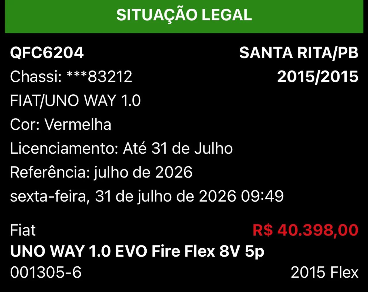 Fiat Uno WAY 1.0 EVO Fire Flex 8V 5P 2015 - Foto 2