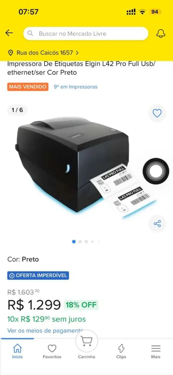 Impressora etiquetadora - Foto 2
