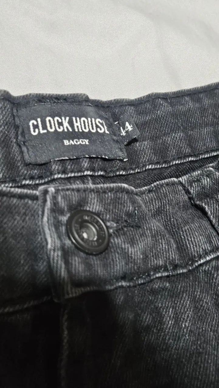 Calça Baggy Clockhouse Tam 44 - Foto 3