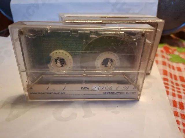TDK, SONY, CASIO e GRADIENTE - Lote com quatro fitas cassete usadas. - Foto 2